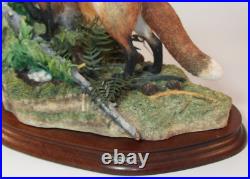 Border Fine Arts B0703 Ltd Ed Fox Figurine A Lucky Find c2000 + Cert VGC Border Fine Arts B0703 Ltd Ed Fox Figurine A Lucky Find c2000 + Cert VGC
