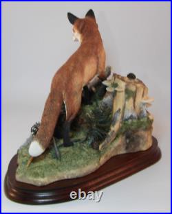 Border Fine Arts B0703 Ltd Ed Fox Figurine A Lucky Find c2000 + Cert VGC Border Fine Arts B0703 Ltd Ed Fox Figurine A Lucky Find c2000 + Cert VGC