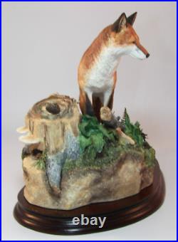 Border Fine Arts B0703 Ltd Ed Fox Figurine A Lucky Find c2000 + Cert VGC Border Fine Arts B0703 Ltd Ed Fox Figurine A Lucky Find c2000 + Cert VGC