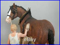 Border Fine Arts B0770 Cooling His Heels Clydesdale Gelding Limited Edition