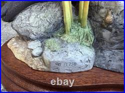 Border Fine Arts B0795 Otter Family Ltd Ed 95/1750 Ray Ayres Mint Condition Rare