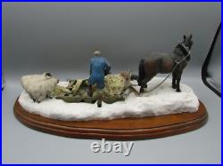 Border Fine Arts BFA A2140 Emergency Rations Excellent On Wooden Plinth Boxed