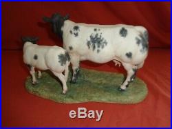 Border Fine Arts BFA Belgian Blue Cow Calf B0590 Limited Ed