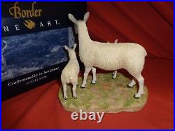 Border Fine Arts BFA Blue Faced Leicester Ewe and Lambs B0741 Ltd Edition