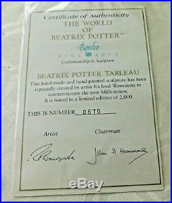 Border Fine Arts BFA World of Beatrix Potter LE Beatrix Potter Tableau #679