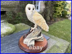 Border Fine Arts Barn Owl Figurine'On the lookout' BO276 1997 by David Walton Border Fine Arts Barn Owl Figurine'On the lookout' BO276 1997 by David Walton
