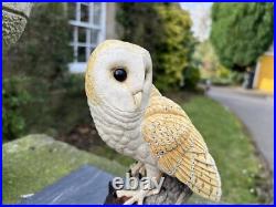 Border Fine Arts Barn Owl Figurine'On the lookout' BO276 1997 by David Walton Border Fine Arts Barn Owl Figurine'On the lookout' BO276 1997 by David Walton