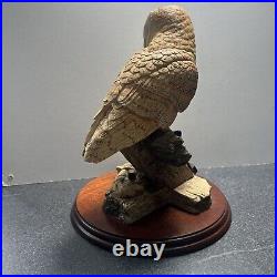 Border Fine Arts Barn Owl Figurine'On the lookout' BO276 1997 by David Walton