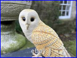 Border Fine Arts Barn Owl Figurine'On the lookout' BO276 1997 by David Walton Border Fine Arts Barn Owl Figurine'On the lookout' BO276 1997 by David Walton