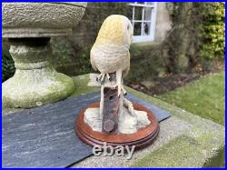 Border Fine Arts Barn Owl Figurine'On the lookout' BO276 1997 by David Walton Border Fine Arts Barn Owl Figurine'On the lookout' BO276 1997 by David Walton