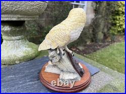 Border Fine Arts Barn Owl Figurine'On the lookout' BO276 1997 by David Walton Border Fine Arts Barn Owl Figurine'On the lookout' BO276 1997 by David Walton