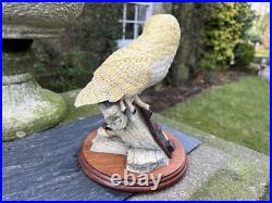 Border Fine Arts Barn Owl Figurine'On the lookout' BO276 1997 by David Walton Border Fine Arts Barn Owl Figurine'On the lookout' BO276 1997 by David Walton
