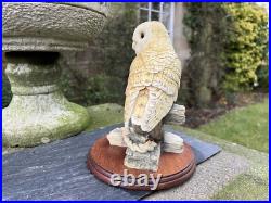 Border Fine Arts Barn Owl Figurine'On the lookout' BO276 1997 by David Walton Border Fine Arts Barn Owl Figurine'On the lookout' BO276 1997 by David Walton