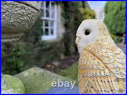 Border Fine Arts Barn Owl Figurine'On the lookout' BO276 1997 by David Walton