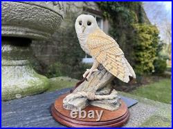 Border Fine Arts Barn Owl Figurine'On the lookout' BO276 1997 by David Walton Border Fine Arts Barn Owl Figurine'On the lookout' BO276 1997 by David Walton