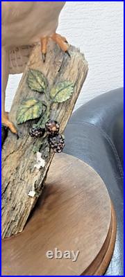 Border Fine Arts Barn Owl Sculpture RB15 Handmade in Scotland 1990