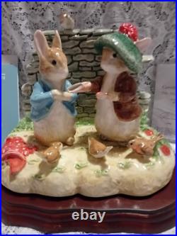 Border Fine Arts Beatrix Potter 100 Years BENJAMIN BUNNY LIM ED FIGURINE A3945 Border Fine Arts Beatrix Potter 100 Years BENJAMIN BUNNY LIM ED FIGURINE A3945