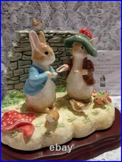 Border Fine Arts Beatrix Potter 100 Years BENJAMIN BUNNY LIM ED FIGURINE A3945 Border Fine Arts Beatrix Potter 100 Years BENJAMIN BUNNY LIM ED FIGURINE A3945