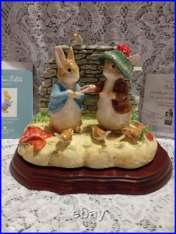 Border Fine Arts Beatrix Potter 100 Years BENJAMIN BUNNY LIM ED FIGURINE A3945 Border Fine Arts Beatrix Potter 100 Years BENJAMIN BUNNY LIM ED FIGURINE A3945