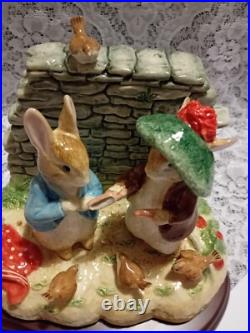 Border Fine Arts Beatrix Potter 100 Years BENJAMIN BUNNY LIM ED FIGURINE A3945 Border Fine Arts Beatrix Potter 100 Years BENJAMIN BUNNY LIM ED FIGURINE A3945