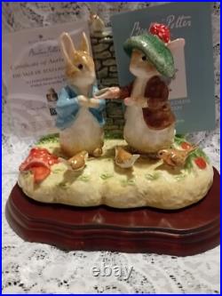 Border Fine Arts Beatrix Potter 100 Years BENJAMIN BUNNY LIM ED FIGURINE A3945 Border Fine Arts Beatrix Potter 100 Years BENJAMIN BUNNY LIM ED FIGURINE A3945