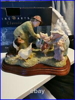 Border Fine Arts Beatrix Potter B0747 We Wished Them Goodbye In The Yard Limited