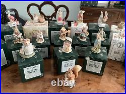Border Fine Arts Beatrix Potter Figures X19 All Boxed