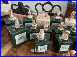 Border Fine Arts Beatrix Potter Figures X19 All Boxed