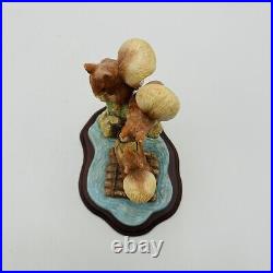 Border Fine Arts Beatrix Potter Sailing Home Squirrel Nutkin Figurine Base RARE