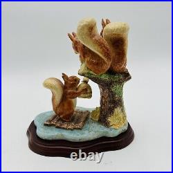 Border Fine Arts Beatrix Potter Sailing Home Squirrel Nutkin Figurine Base RARE