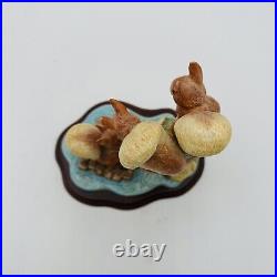 Border Fine Arts Beatrix Potter Sailing Home Squirrel Nutkin Figurine Base RARE