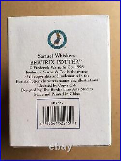 Border Fine Arts Beatrix Potter Samuel Whiskers Figurine 1998 New Unopened Box
