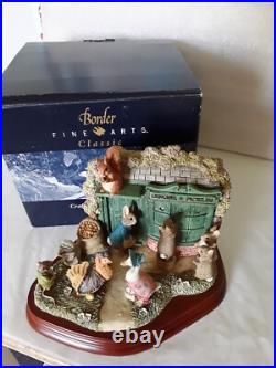 Border Fine Arts Beatrix Potter The Tale Of Ginger & Pickles Rare L/ E 2000 Border Fine Arts Beatrix Potter The Tale Of Ginger & Pickles Rare L/ E 2000