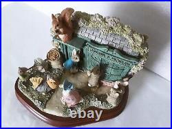 Border Fine Arts Beatrix Potter The Tale Of Ginger & Pickles Rare L/ E 2000 Border Fine Arts Beatrix Potter The Tale Of Ginger & Pickles Rare L/ E 2000