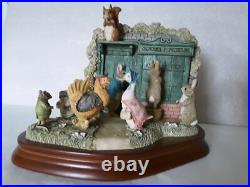 Border Fine Arts Beatrix Potter The Tale Of Ginger & Pickles Rare L/ E 2000 Border Fine Arts Beatrix Potter The Tale Of Ginger & Pickles Rare L/ E 2000