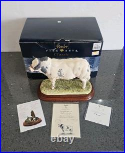 Border Fine Arts Belgian Blue Bull B0406 LTD Edition 262 of 1250 Very Rare Boxed
