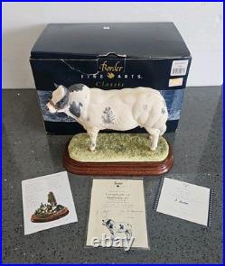 Border Fine Arts Belgian Blue Bull B0406 LTD Edition 262 of 1250 Very Rare Boxed