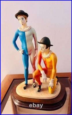 Border Fine Arts Ben Black Clowns Limited Edition of 1859 Excellent Condition