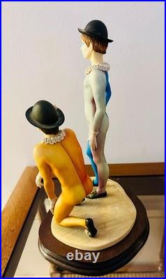 Border Fine Arts Ben Black Clowns Limited Edition of 1859 Excellent Condition