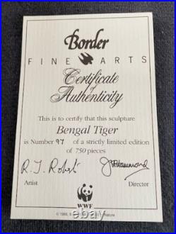 Border Fine Arts Bengal Tiger By R. J. Robert Limited Ed No97/750 Border Fine Arts Bengal Tiger By R. J. Robert Limited Ed No97/750