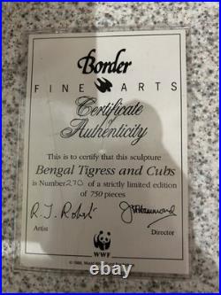 Border Fine Arts Bengal Tigeress And Cubs Ornament 270/750