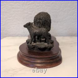 Border Fine Arts Black Faced Ewe & Border Collie Bronzed Limited Edition 377/500