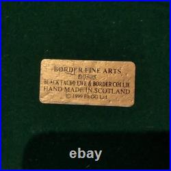 Border Fine Arts Black Faced Ewe & Border Collie Bronzed Limited Edition 377/500