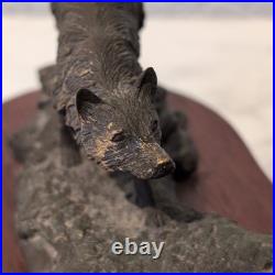 Border Fine Arts Black Faced Ewe & Border Collie Bronzed Limited Edition 377/500