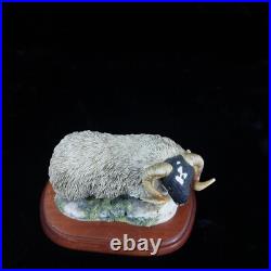 Border Fine Arts Black Faced Tup Figurine by Anne Wall, 1995 The County Show