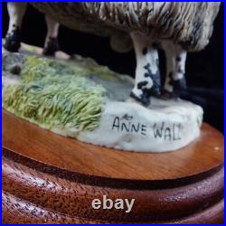 Border Fine Arts Black Faced Tup Figurine by Anne Wall, 1995 The County Show