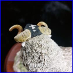 Border Fine Arts Black Faced Tup Figurine by Anne Wall, 1995 The County Show