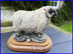 Border Fine Arts'Black face Tup' (Style One) Model No. L15 by Mairi Hunt
