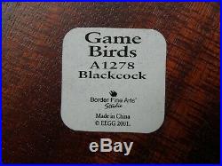 Border Fine Arts Blackcock A1278 Game Birds