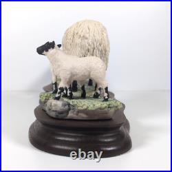 Border Fine Arts Blackfaced Ewe & Collie B104 Ray Ayres Vintage Mounted VGC